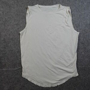 Lululemon Tank Top Womens Medium? Crew Neck Muscle Sleeveless White